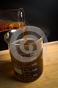 Science Beaker Experiment