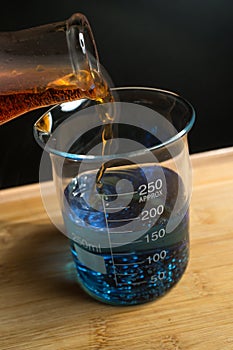 Science Beaker Experiment