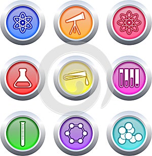 Science buttons