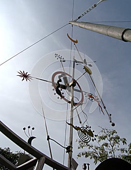 Science centre weather instrument display