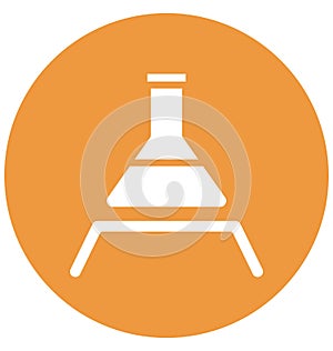 Beaker Isolated Vector icon that can easily modify or edit