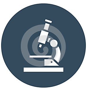 Microscope Isolated Vector icon that can easily modify or edit