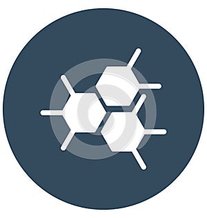 Atom Isolated Vector icon that can easily modify or edit