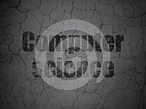 Science concept: Computer Science on grunge wall background