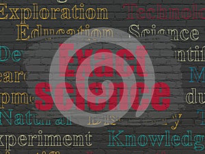 Science concept: Exact Science on wall background