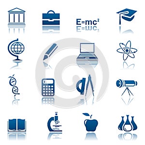 Science & education icon set