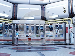 Science Fiction Lab, Spaceship, Background