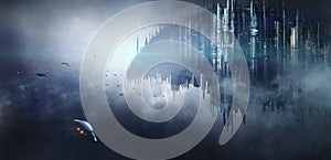 Science fiction scene