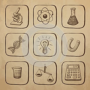 Science Icons Sketch