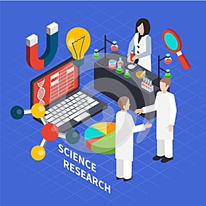 Science Isometric Concept