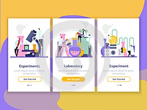 Science Lab Flat Banners