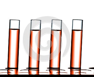 Science laboratory research, test tubes