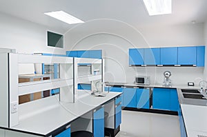 Science modern lab interior architecture.