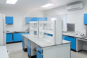 Science modern lab interior architecture.