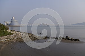 Science museum and Amizade Bridge photo