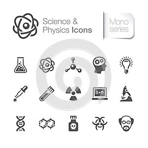Science & physics related icons