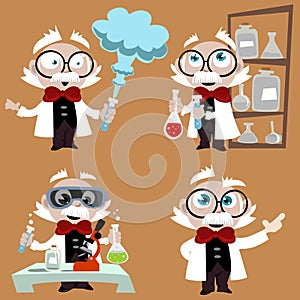 Science professor set