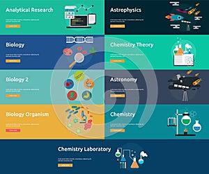Science and Research Banner Design