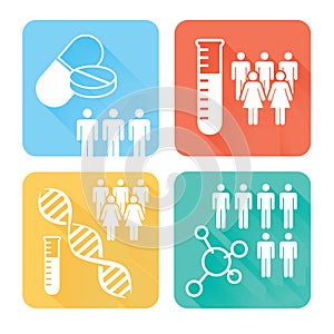 Science and Research Icons photo