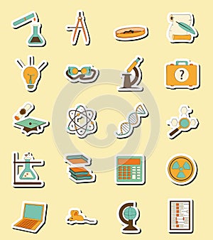 Science set vector