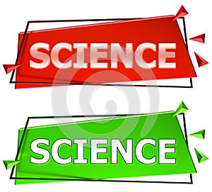 Science sign