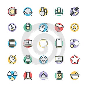 Science and Technology Cool Vector Icons 2