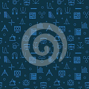 Science, Technology, Engineering and Math blue pattern