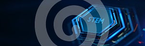 Science, technology, engineering and math. STEM concept. Business, Technology, Internet and network concept. 3d illustration
