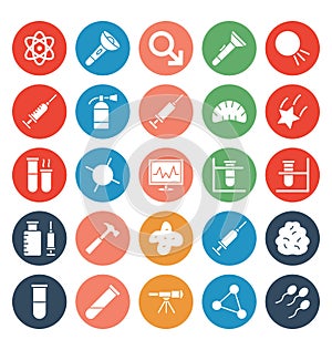 Science and Technology Isolated Vector icons set that can be easily modified or edit