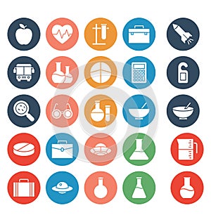 Science and Technology Isolated Vector icons set that can be easily modified or edit