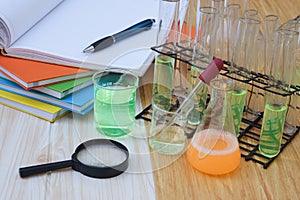 Science tool kits for teaching.