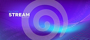 Science Wallpaper. Matrix Big Data. Violet