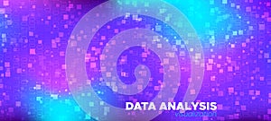 Science Wallpaper. Matrix Data Stream. Purple