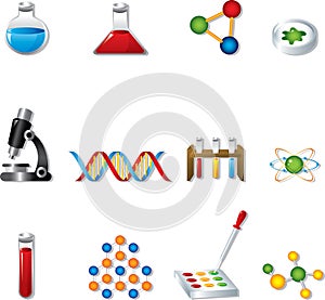 Science Web Icons