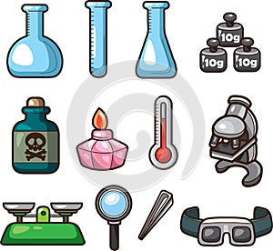 Science Web Icons