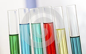 Sciences and medicine - test tubes and pipette photo
