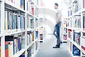 Books at a unicersity library