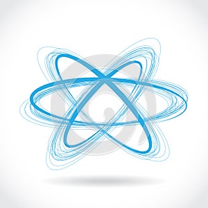 Scientic background with elipses