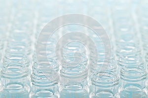 Scientific background - glass vials