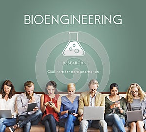 Scientific Biochemistry Genetics Engineering Concept