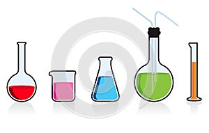 Scientific chemistry set.