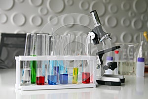 Scientific equipment at laboratory