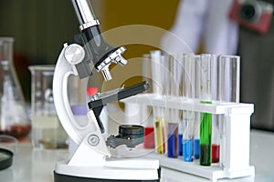 Scientific equipment at laboratory