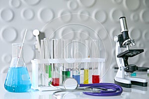 Scientific equipment at laboratory