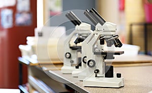 Scientific equipment and tools - microscope magnifying