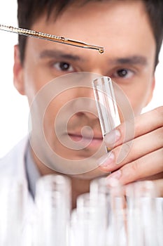 Scientific experiment.