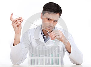 Scientific experiment.