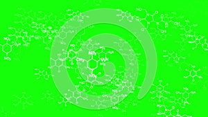 scientific formulas and calculations in physics, mathematics Science and education Loop background.