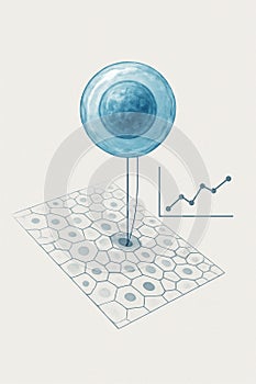 Scientific illustration of single-cell analysis from tissue