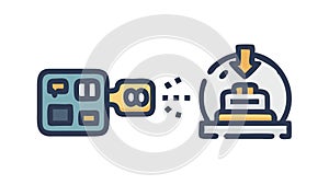 Scientific Lab Equipment, Advanced Research Experimentation Tools - vector design Generative AI